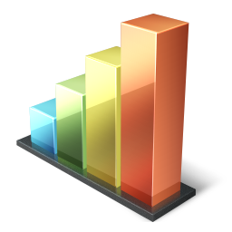 Bar Chart Icon 256x256 png