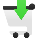 Shopping Cart Insert Icon 128x128 png
