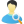 Male User Search Icon 24x24 png