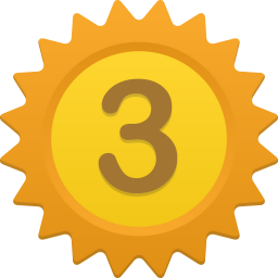 Number 3 Icon 256x256 png