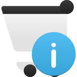 Shopping Cart Info Icon 256x256 png