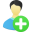 Male User Add Icon 32x32 png