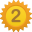 Number 2 Icon 32x32 png