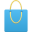 Shopping Bag Blue Icon 32x32 png