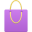 Shopping Bag Purple Icon 32x32 png