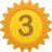 Number 3 Icon 48x48 png