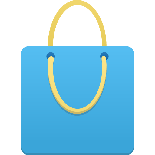 Shopping Bag Blue Icon 512x512 png