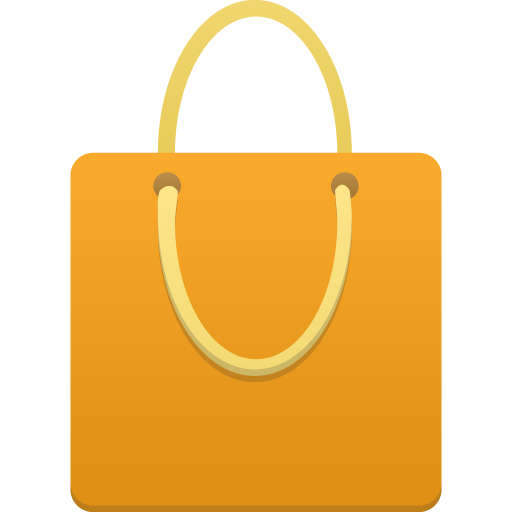 Shopping Bag Orange Icon 512x512 png