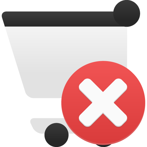 Shopping Cart Remove Icon 512x512 png