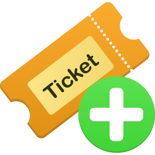 Ticket Add Icon 512x512 png