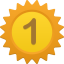 Number 1 Icon 64x64 png