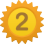 Number 2 Icon 64x64 png