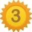 Number 3 Icon 64x64 png