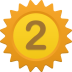 Number 2 Icon 72x72 png