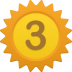 Number 3 Icon 72x72 png