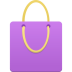 Shopping Bag Purple Icon 72x72 png