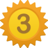 Number 3 Icon 96x96 png
