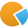 Pie Chart Icon 96x96 png