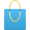 Shopping Bag Blue Icon 96x96 png