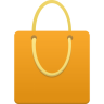 Shopping Bag Orange Icon 96x96 png