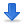 Arrow Down Blue Icon 24x24 png