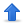 Arrow Up Blue Icon 24x24 png