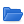 Folder Opened Blue Icon 24x24 png
