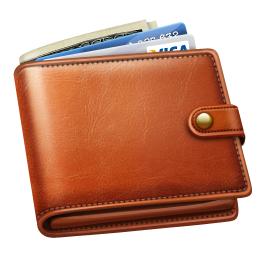 Wallet Icon 256x256 png