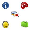 Glossy eCommerce Icons