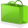 Bag Green Icon 32x32 png