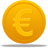 Coin Euro Icon 48x48 png