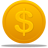 Coin US Dollar Icon 48x48 png