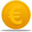 Coin Euro Icon 64x64 png
