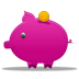 Piggy Bank Icon 72x72 png