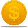 Coin US Dollar Icon 96x96 png