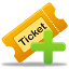 Create Ticket Icon 64x64 png