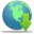 Globe Download Icon 32x32 png