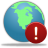 Globe Warning Icon