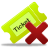 Remove Ticket1 Icon 48x48 png
