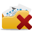Open Folder Delete Icon