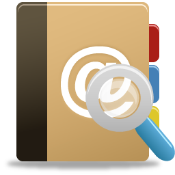 Addressbook Search Icon 256x256 png