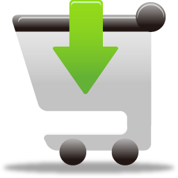 Shopping Cart Insert Icon 256x256 png