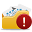 Open Folder Warning Icon 32x32 png