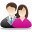 Couple Icon 32x32 png