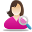 Female User Search Icon 32x32 png