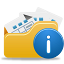 Open Folder Info Icon 64x64 png