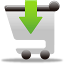 Shopping Cart Insert Icon 64x64 png