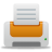 Printer Orange Icon