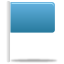 Flag Blue Icon 64x64 png
