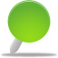 Pin Green Icon 64x64 png